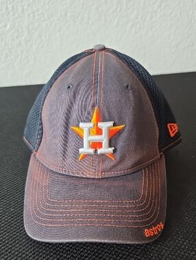 New Era Houston Astros Cap - Navy & Orange